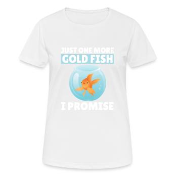 Mehr Goldfisch Verspreche Ich Karpfen Japan - Frauen T-Shirt atmungsaktiv - Weiß - Vorne - AI Model Female 172 dark (172cm)