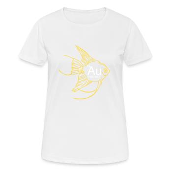 Goldfish Au Periodic Table Carp Japan Aquarium - Women's Breathable T-Shirt - white - Front - AI Model Female 172 dark (172cm)