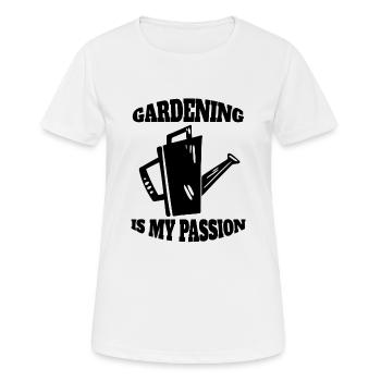Jardinier Cadeau Hobby Jardinier Verger de jardin - T-shirt respirant Femme - blanc - Devant - AI Model Female 172 dark (172cm)