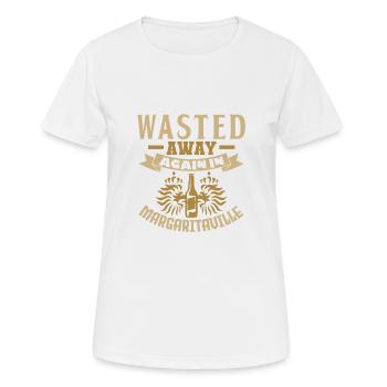 A WAY AGAIN IN MARGARITAVILLE - Women's Breathable T-Shirt - white - Front - AI Model Female 172 dark (172cm)