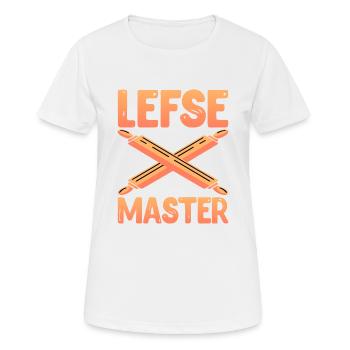 Lefse Master 16 - Women's Breathable T-Shirt - white - Front - AI Model Female 172 dark (172cm)