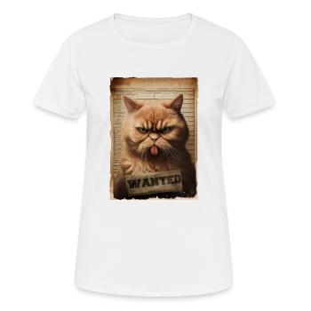 Cat wanted - Women's Breathable T-Shirt - white - Front - AI Model Female 172 dark (172cm)