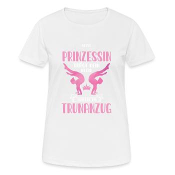 Turnen | Turnerin Gymnastik Turnen Mädchen Frauen - Frauen T-Shirt atmungsaktiv - Weiß - Vorne - AI Model Female 172 dark (172cm)