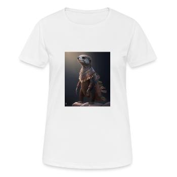 Esthétique Cool Otter Design Esthétique Cool Art - T-shirt respirant Femme - blanc - Devant - AI Model Female 172 dark (172cm)