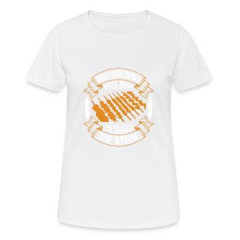 WENN ETWAS GUT GEMACHT IST, IST ES NORMALERWEISE DAS STEAK - Frauen T-Shirt atmungsaktiv - Weiß - Vorne - AI Model Female 172 dark (172cm)