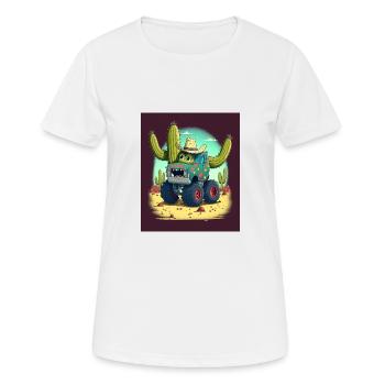 Cactus Plant Collectors Mexican Cactus Plant In A - Frauen T-Shirt atmungsaktiv - Weiß - Vorne - AI Model Female 172 dark (172cm)