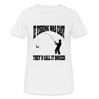Fishing Fishing Fishing Fishing Fishing Hooks - Women's Breathable T-Shirt - white - Front - AI Model Female 172 dark (172cm)