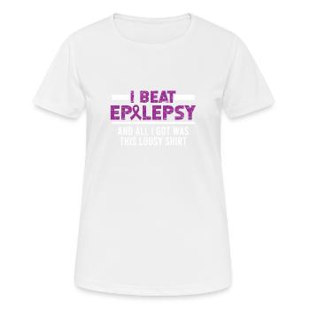 Epilepsy awareness Epilepsy and everything that - Women's Breathable T-Shirt - white - Front - AI Model Female 172 dark (172cm)