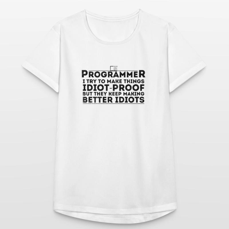 Drôle Programmeur Humour Codeur Informatique Programmation T-shirt respirant Femme