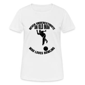 Bowling Bowling Bowling Club Bowling Club - T-shirt respirant Femme - blanc - Devant - AI Model Female 172 dark (172cm)