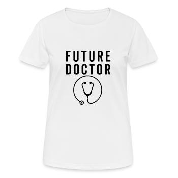 Future Doctor - Women's Breathable T-Shirt - white - Front - AI Model Female 172 dark (172cm)