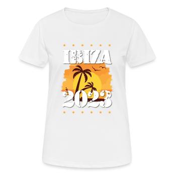 Ibiza 2023 - Women's Breathable T-Shirt - white - Front - AI Model Female 172 dark (172cm)