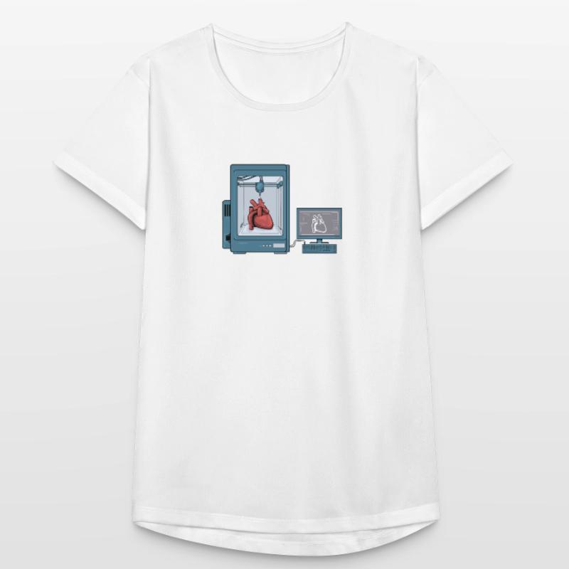 Impression 3D Impression CAD PLA Filament Impression 3D T-shirt respirant Femme