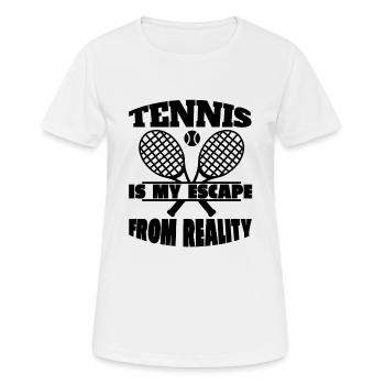 Tennis Club Tennis Lovers Tennis Players Tennis - Women's Breathable T-Shirt - white - Front - AI Model Female 172 dark (172cm)