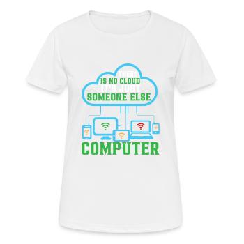 There Is No Cloud 17 - Women's Breathable T-Shirt - white - Front - AI Model Female 172 dark (172cm)