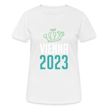 Vienna 2023 Wien Krone - Women's Breathable T-Shirt - white - Front - AI Model Female 172 dark (172cm)