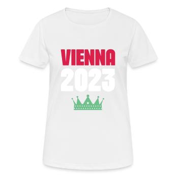 Vienna 2023 Wien Krone - Women's Breathable T-Shirt - white - Front - AI Model Female 172 dark (172cm)