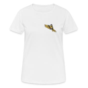 Ara Perroquet I Amérique du Sud Oiseau exotique pour - T-shirt respirant Femme - blanc - Devant - AI Model Female 172 dark (172cm)