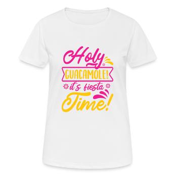 HOLY GUACAMOLE TIME - Women's Breathable T-Shirt - white - Front - AI Model Female 172 dark (172cm)