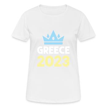 Greece 2023 Krone - Women's Breathable T-Shirt - white - Front - AI Model Female 172 dark (172cm)