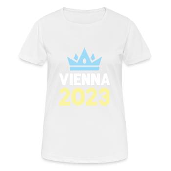 Vienna 2023 Wien Krone - Women's Breathable T-Shirt - white - Front - AI Model Female 172 dark (172cm)
