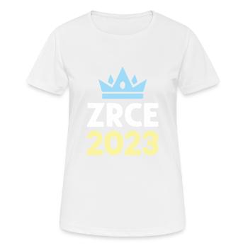 Zrce 2023 Krone - Frauen T-Shirt atmungsaktiv - Weiß - Vorne - AI Model Female 172 dark (172cm)