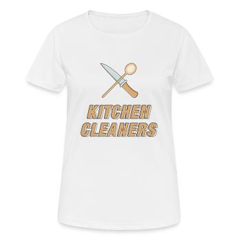 NETTOYANTS POUR CUISINE - T-shirt respirant Femme - blanc - Devant - AI Model Female 172 dark (172cm)
