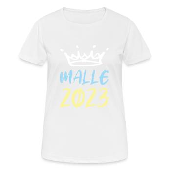 Malle 2023 - Women's Breathable T-Shirt - white - Front - AI Model Female 172 dark (172cm)