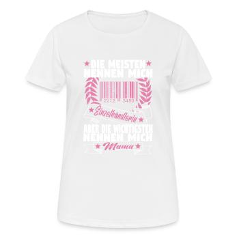 Verkäuferin Muttertag Einzelhandel Verkäufer - Frauen T-Shirt atmungsaktiv - Weiß - Vorne - AI Model Female 172 dark (172cm)