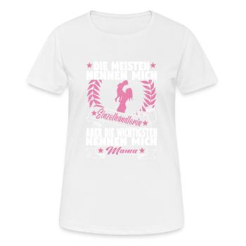 Verkäuferin Muttertag Einzelhandel Verkäufer - Frauen T-Shirt atmungsaktiv - Weiß - Vorne - AI Model Female 172 dark (172cm)