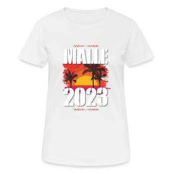 Malle 2023 - T-shirt respirant Femme - blanc - Devant - AI Model Female 172 dark (172cm)