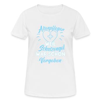 Altenpfleger Altenpflege Pfleger Vater Pflege - Frauen T-Shirt atmungsaktiv - Weiß - Vorne - AI Model Female 172 dark (172cm)