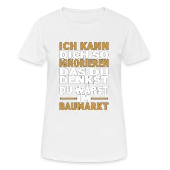 Verkäuferin Einzelhändler Einzelhandel Verkäufer - Frauen T-Shirt atmungsaktiv - Weiß - Vorne - AI Model Female 172 dark (172cm)