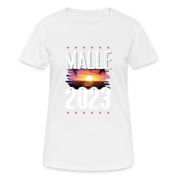 Malle 2023 - Women's Breathable T-Shirt - white - Front - AI Model Female 172 dark (172cm)