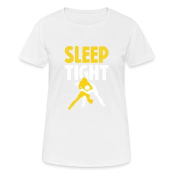 mma sport spruch - Frauen T-Shirt atmungsaktiv - Weiß - Vorne - AI Model Female 172 dark (172cm)