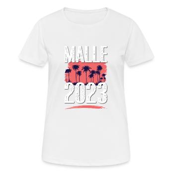 Malle 2023 - Women's Breathable T-Shirt - white - Front - AI Model Female 172 dark (172cm)
