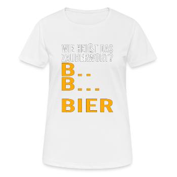 Vatertag Himmelfahrt Bier Nachbar Nachbarn Saufen - Frauen T-Shirt atmungsaktiv - Weiß - Vorne - AI Model Female 172 dark (172cm)