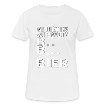 Vatertag Himmelfahrt Bier Nachbar Nachbarn Saufen - Frauen T-Shirt atmungsaktiv - Weiß - Vorne - AI Model Female 172 dark (172cm)