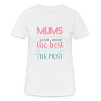 Familienliebe Mutterliebe - Muttertag - Frauen T-Shirt atmungsaktiv - Weiß - Vorne - AI Model Female 172 dark (172cm)
