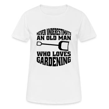Jardinier Cadeau Verger Hobby Jardinier Jardin - T-shirt respirant Femme - blanc - Devant - AI Model Female 172 dark (172cm)
