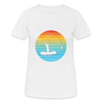 Fishing Fishing Fishing Fishing Fishing Hooks - Women's Breathable T-Shirt - white - Front - AI Model Female 172 dark (172cm)