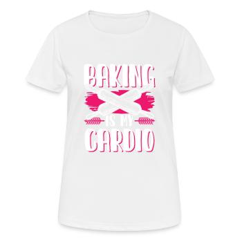 Cuisson cardio - T-shirt respirant Femme - blanc - Devant - AI Model Female 172 dark (172cm)