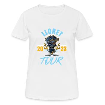 Lloret De Mar 2023 Skeleton - Women's Breathable T-Shirt - white - Front - AI Model Female 172 dark (172cm)