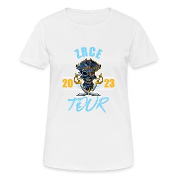 Zrce Party 2023 Skelett - Frauen T-Shirt atmungsaktiv - Weiß - Vorne - AI Model Female 172 dark (172cm)