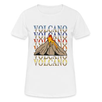 VOLCAN - T-shirt respirant Femme - blanc - Devant - AI Model Female 172 dark (172cm)