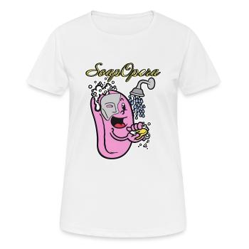 Soap Opera - Women's Breathable T-Shirt - white - Front - AI Model Female 172 dark (172cm)