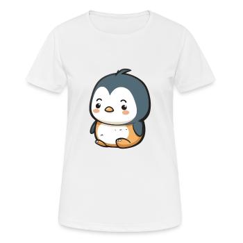 Penguin Baby - Women's Breathable T-Shirt - white - Front - AI Model Female 172 dark (172cm)