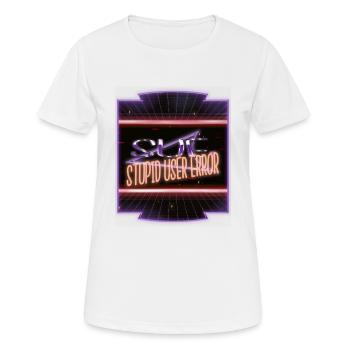 anonymous expect us bio hack funny hacking - Women's Breathable T-Shirt - white - Front - AI Model Female 172 dark (172cm)