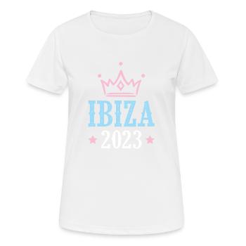 Ibiza 2023 - T-shirt respirant Femme - blanc - Devant - AI Model Female 172 dark (172cm)