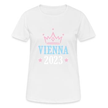Vienna 2023 Wien - Women's Breathable T-Shirt - white - Front - AI Model Female 172 dark (172cm)